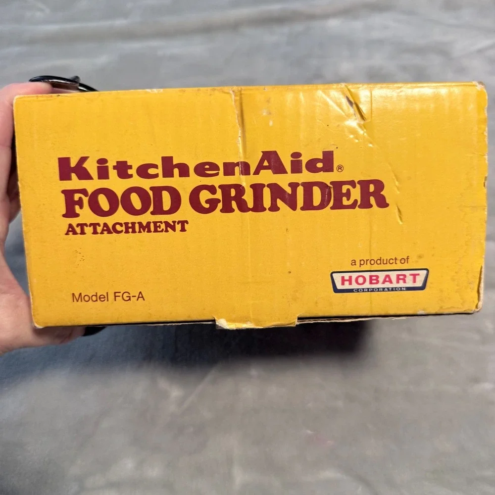 Vintage KitchenAid Hobart FG-A Food Grinder Attachment Boxed Parts/Repair